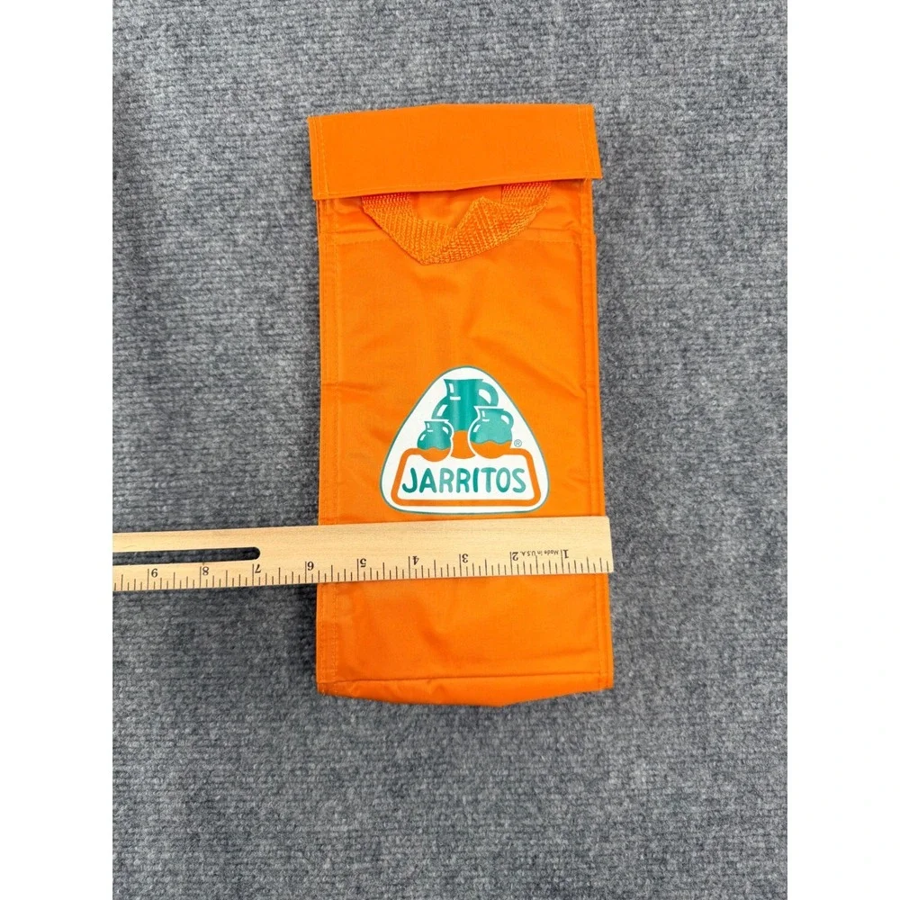 Jarritos‎ Orange Insulated Bottle Cooler Bag Single Sleeve with Handle Logo
